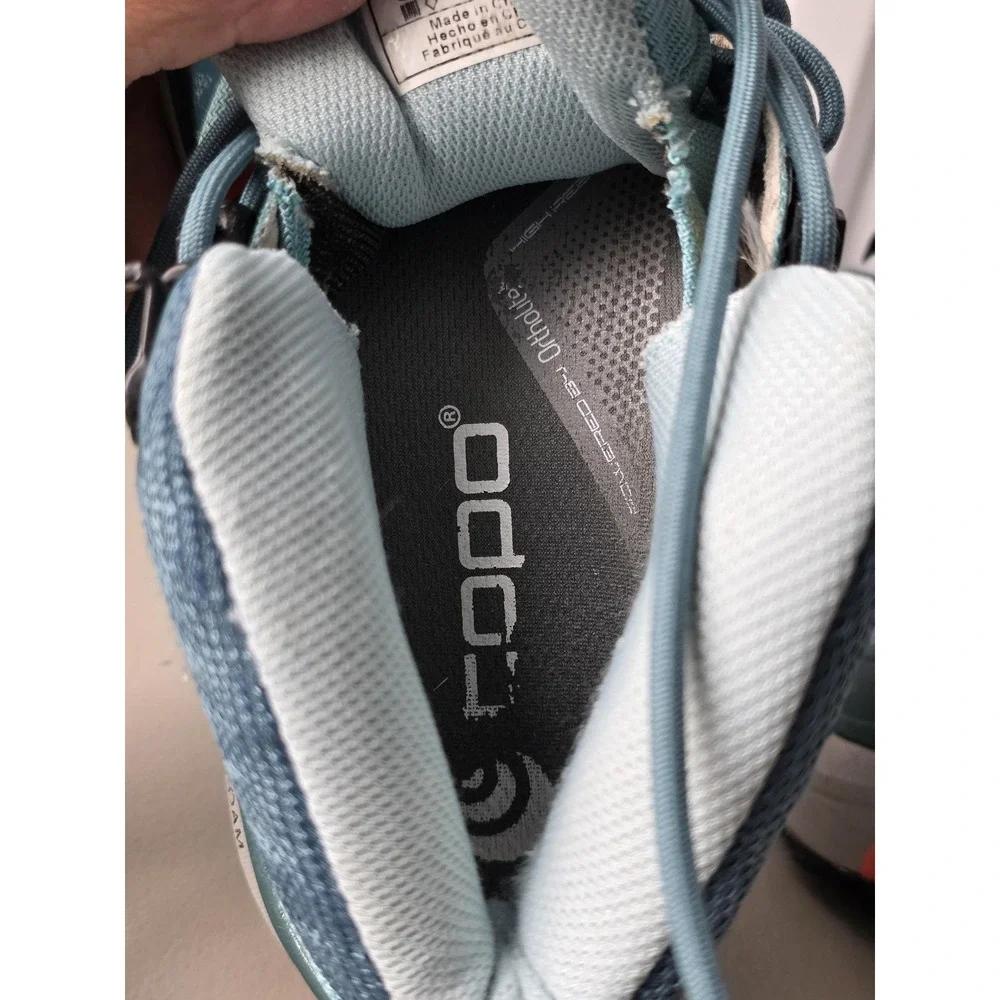 Topo Athletic Trailventure 2 Shoes Womens Size 7.5 Teal Coral Hiking Vibram
